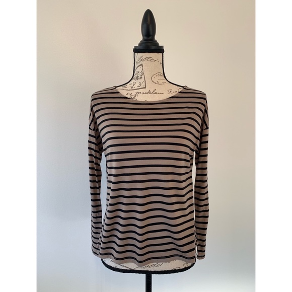 Madewell striped wide-sleeved top - Picture 2 of 8